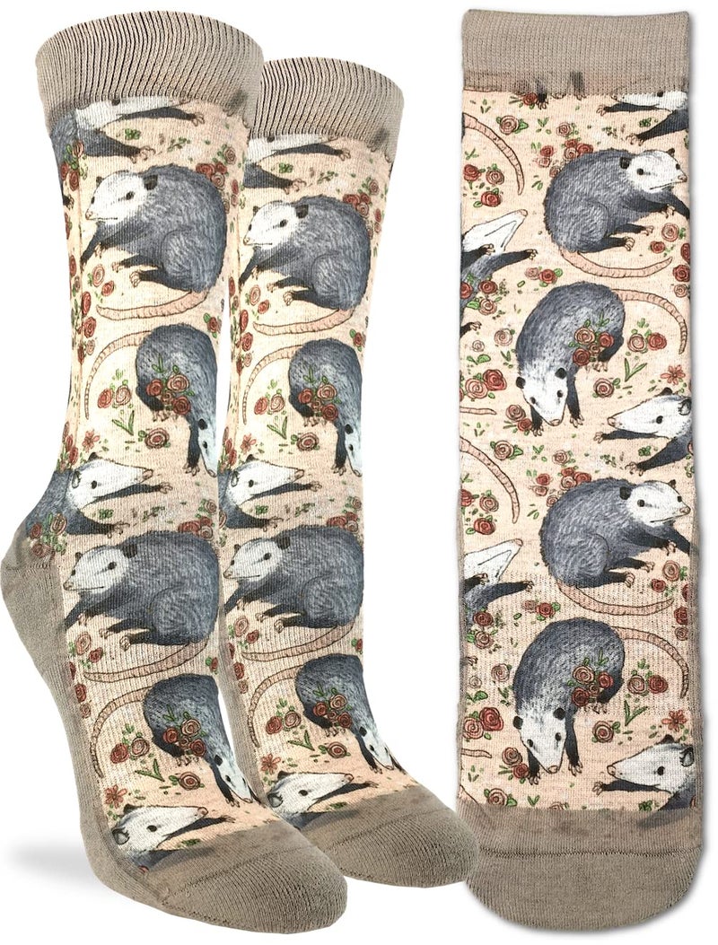 Good Luck Sock Women's Opossum Socks, Adult, Shoe Size 5-9 - Image 2
